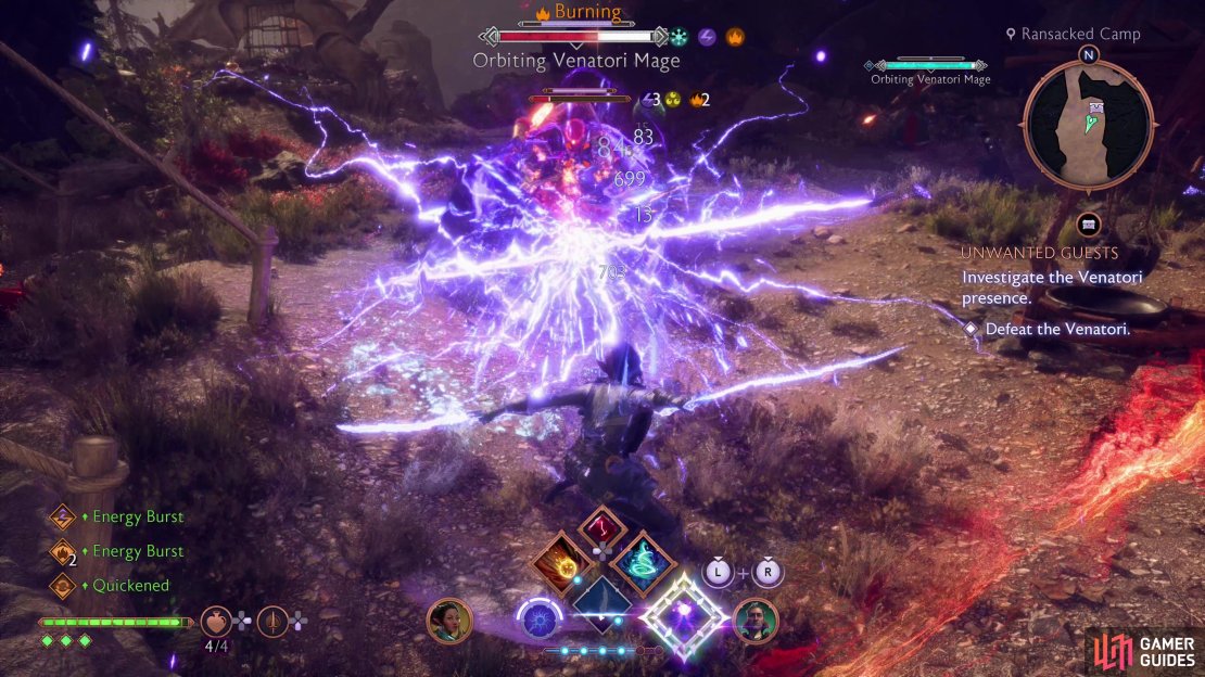 Defeat the Venatori at the Dalish camp,