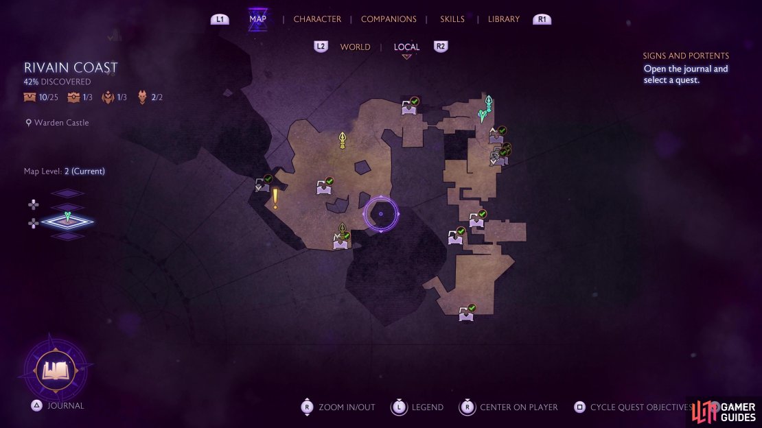 Head to the Clifftops area in Rivain to begin the Warden Grey&rsquo;s Final Repose quest.