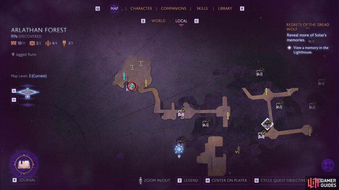Make your way to the Mystical Tower like the previous Memento.