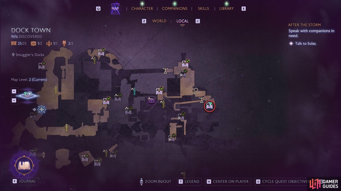 This chest requires you unlocking Davrin as a companion.