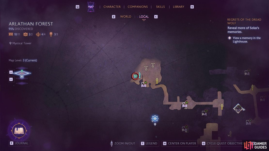 You&rsquo;ll need to make your way through the Jagged Ruins to reach the Mysterious Tower.