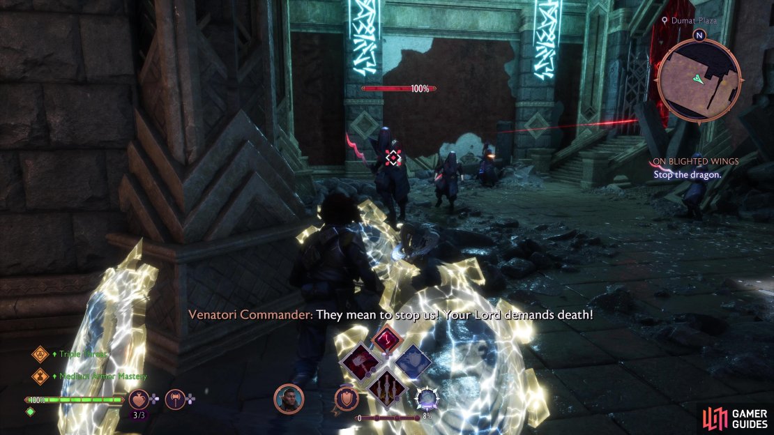 You&rsquo;ll need to deal with the Venatori before you can meet up with Neve.