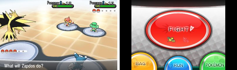 Having multiple Pok&eacute;mon battling against each other increases the strategy required.