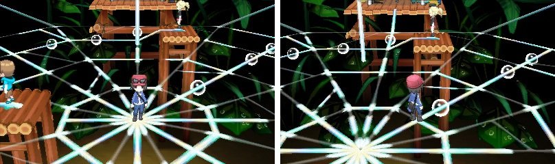 Follow the bubbles on the spider&rsquo;s web for the safest path in this &ldquo;maze&rdquo;.