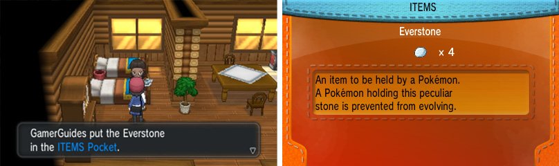 A Pokemon holding an Everstone won&rsquo;t evolve even when it should.