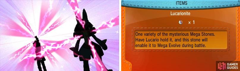 Korrina&rsquo;s Lucario comes with Lucarionite, meaning it&rsquo;s ready to Mega Evolve from the bat!
