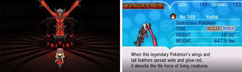 This is Yveltal; Pok&eacute;mon Y&rsquo;s unique Legendary.