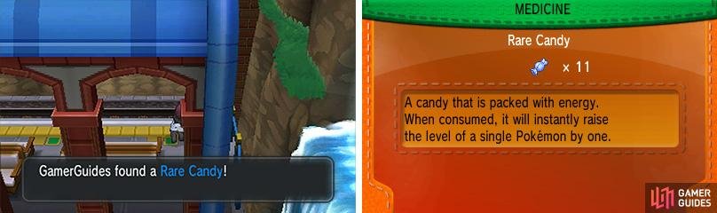 Another Rare Candy to quickly boost the levelling of one of your choice Pok&eacute;mon!