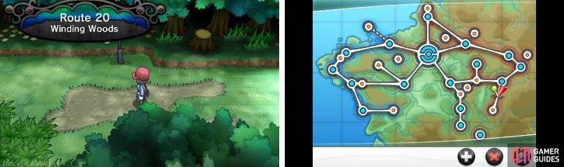 Winding Woods is a maze, so follow our route closely so you don&rsquo;t get lost.