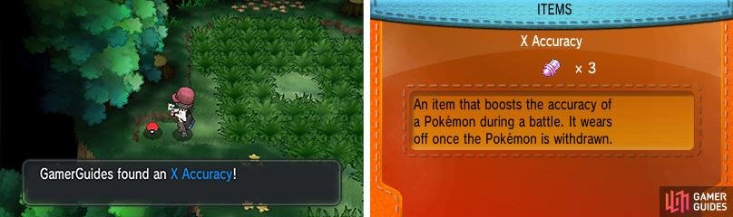 X. Accuracy temporarily raises a Pok&eacute;mon&rsquo;s accuracy level in battle.