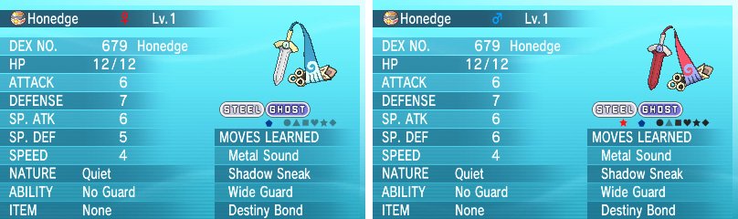 The color of a &lsquo;shiny&rsquo; Pok&eacute;mon will look distinctly different to that of a regular one.