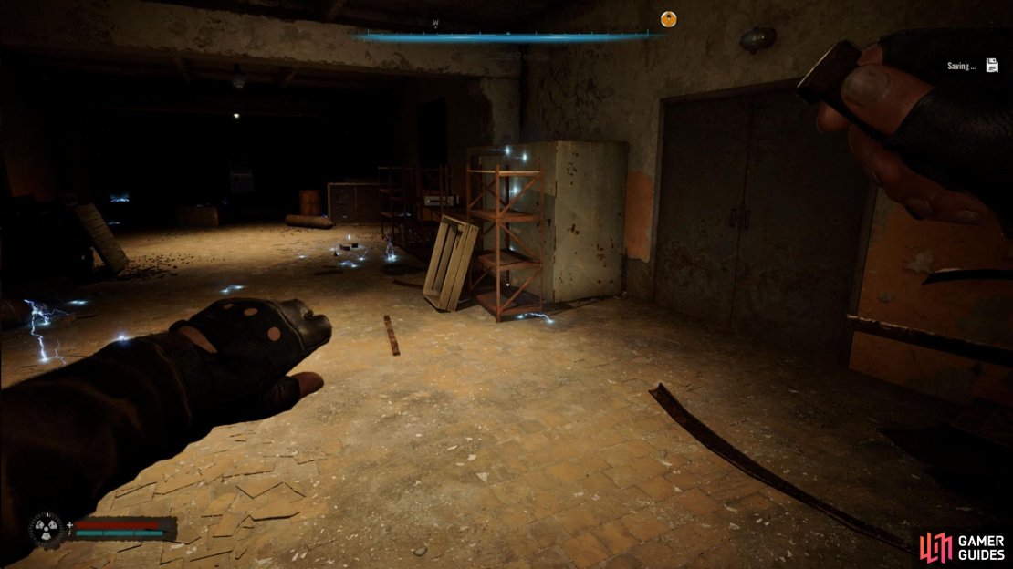 Throw your bolts at the anomalies to pass through the room.