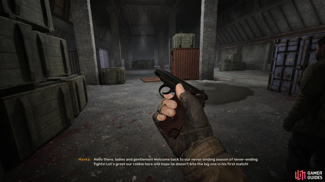 The first round gives you a pistol and a partner.