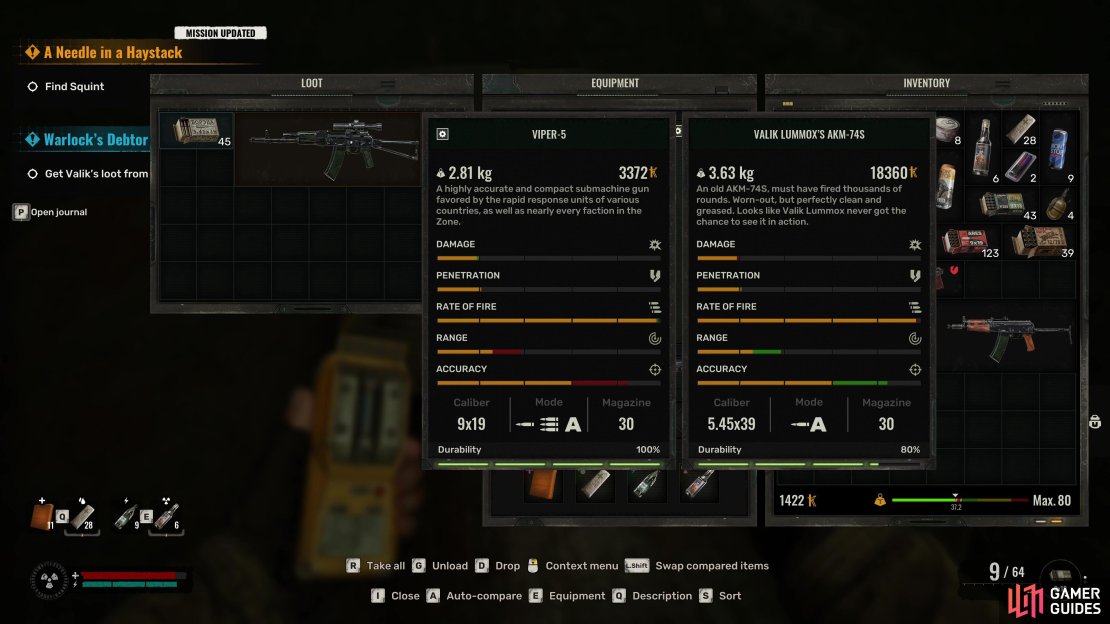 Valik Lummox&rsquo;s AKM that you find at the top of the Water Tower is a very good gun early on in Stalker 2.