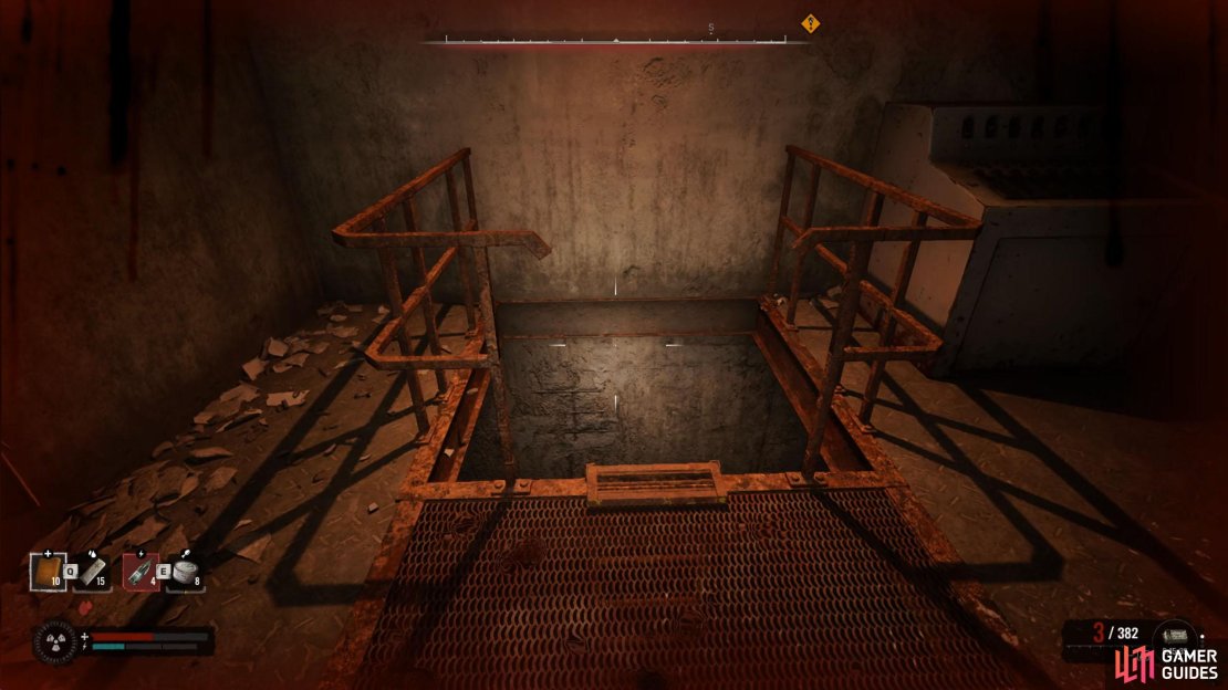 In the room to your left past the Bloodsuckers, you&rsquo;ll find a ladder. They can&rsquo;t follow you down here.