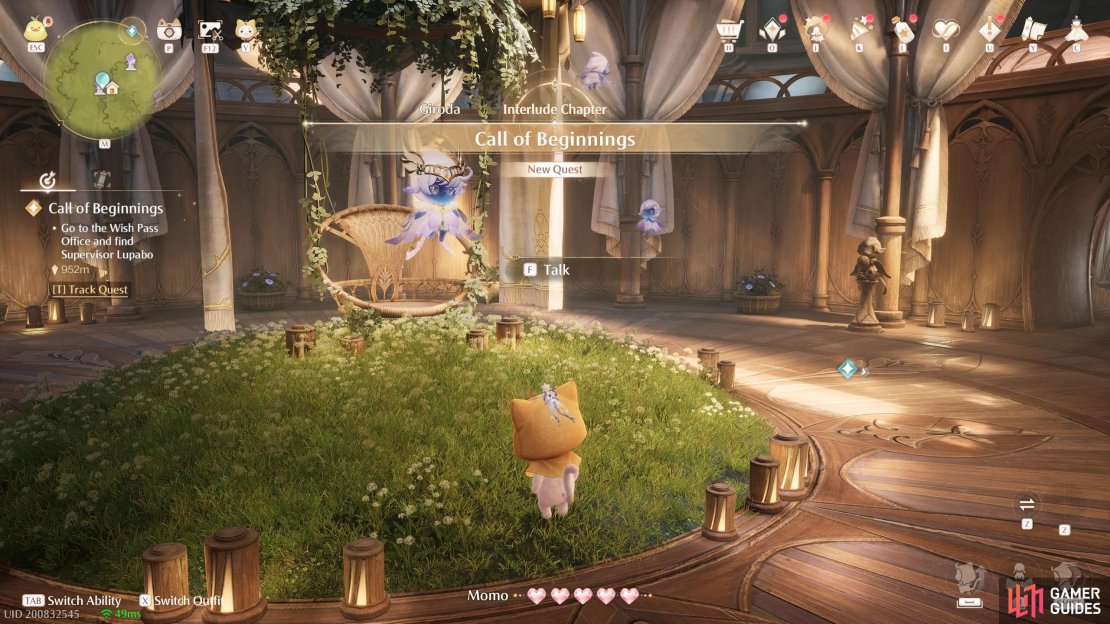 After activating the node, there will be a short conversation and you&rsquo;ll obtain this quest.