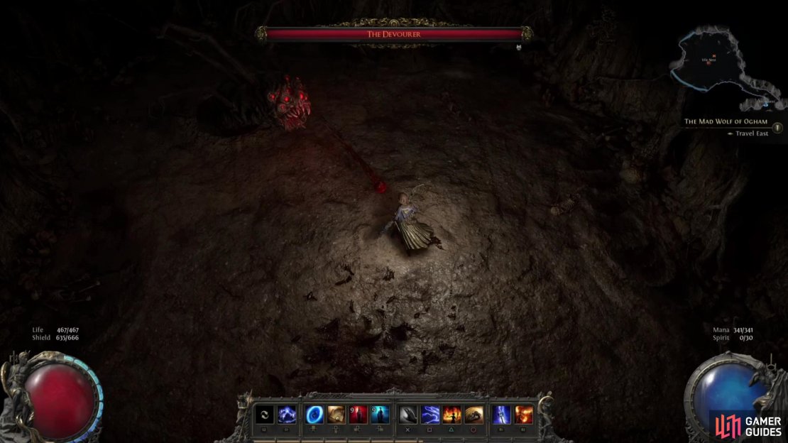 The head&rsquo;s main attack is a simple glob of digestive fluid.