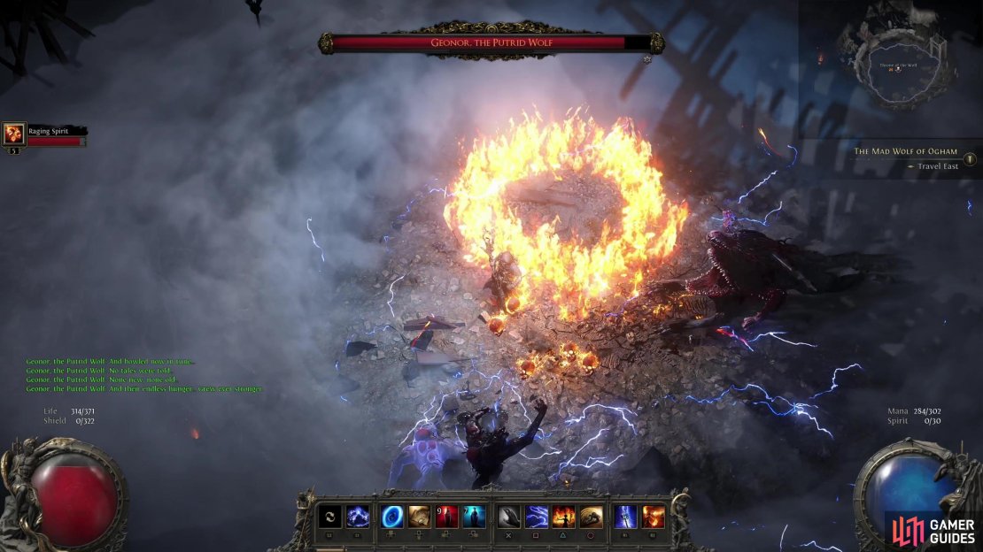 During the recurring &ldquo;Mist Onslaught&rdquo; phase of this fight you&rsquo;ll need to dodge summoned werewolves while also being wary of Geonor&rsquo;s mist-shrouded charge attacks!