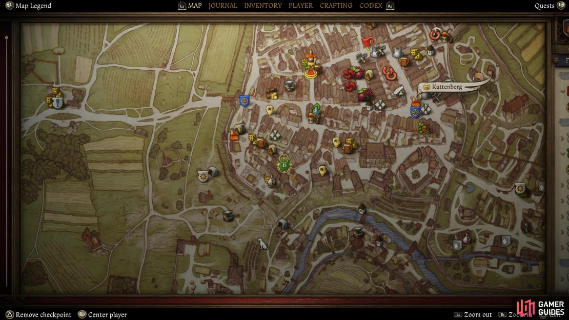 Head to the swordfighting hall