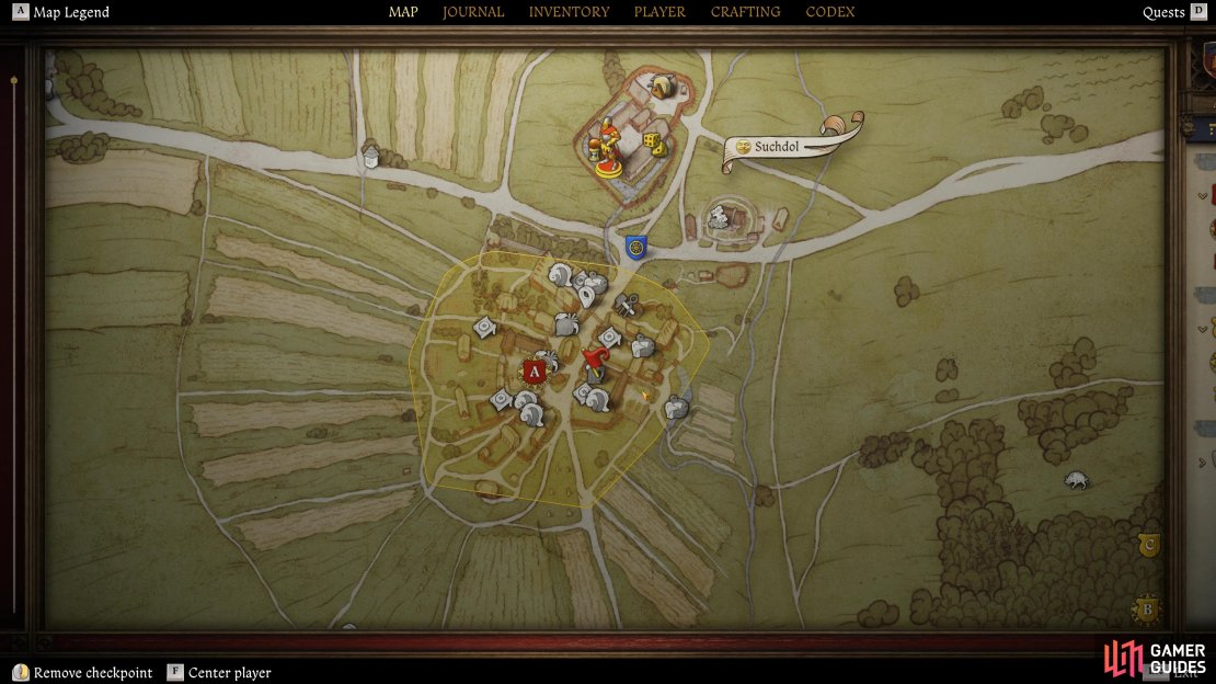 You need to reach the Tavern for the Face to Face Trophy/Achievement.