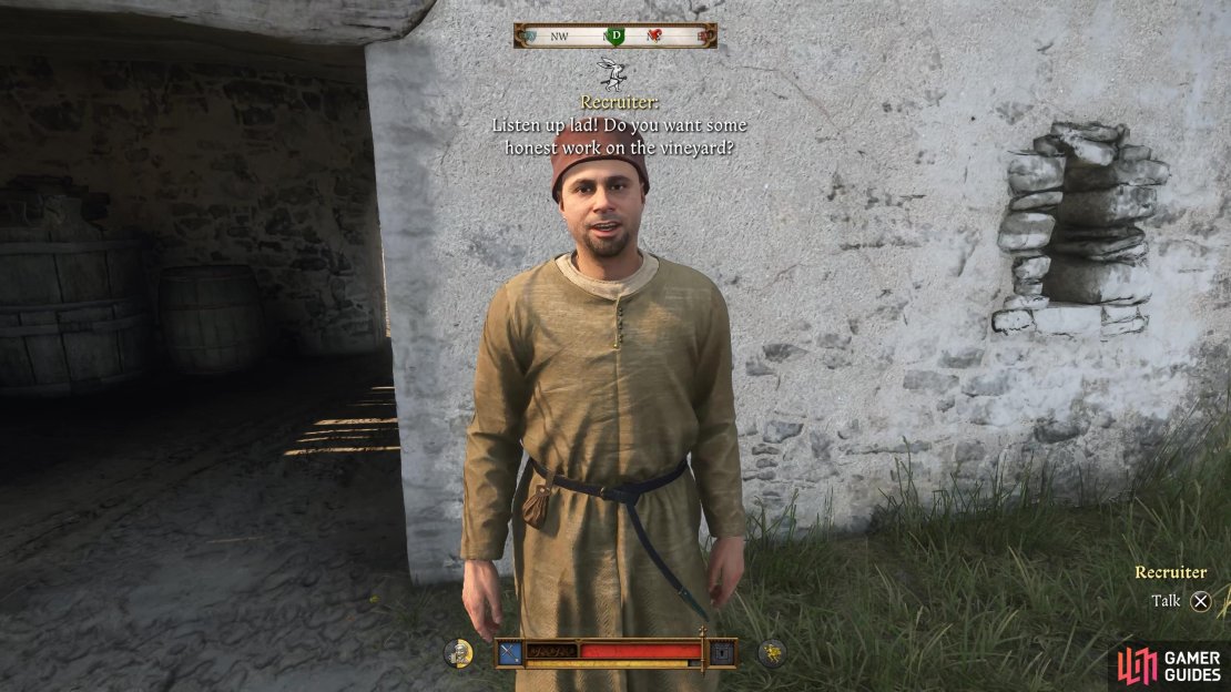 Speak with the Recruiter at the Vineyard to be hired