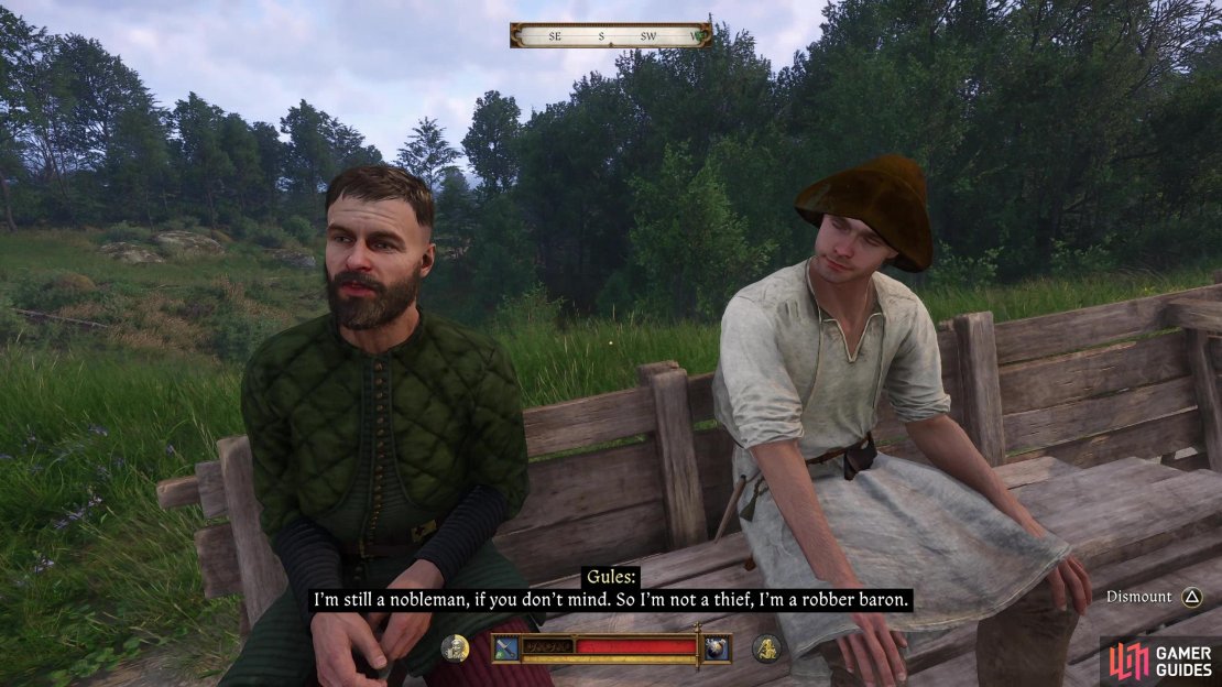 Make sure Gules is alive at the end of &ldquo;The Jaunt&rdquo;, as he unlocks four more tasks.