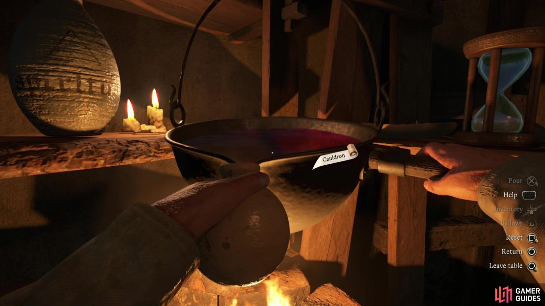 To get some starting funds, brew potions,