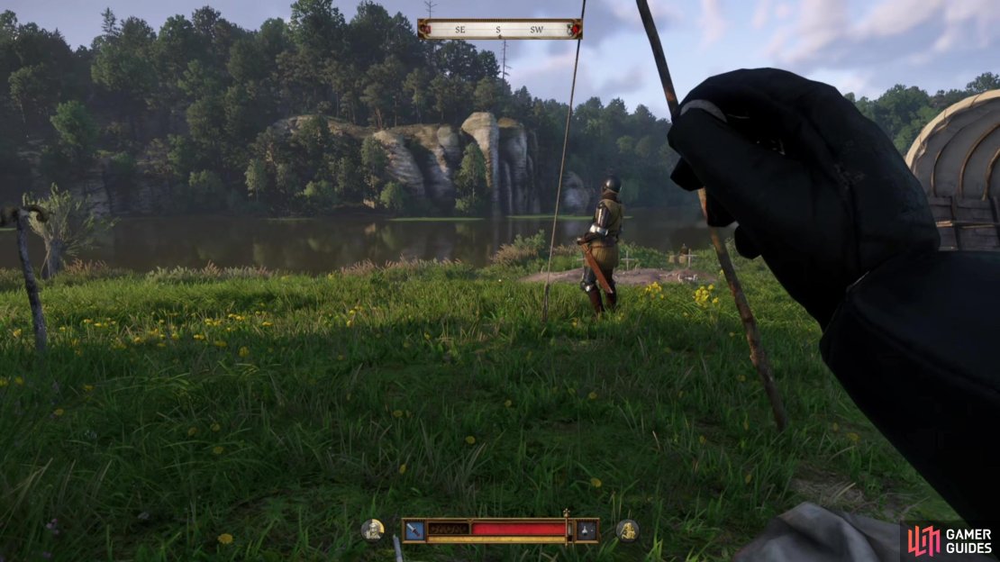 Isolate an enemy and throw a rock to alert them,