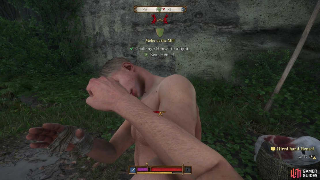 Try not to fall asleep as you thrash Hensel - he&rsquo;s the Glass Joe of this questline.