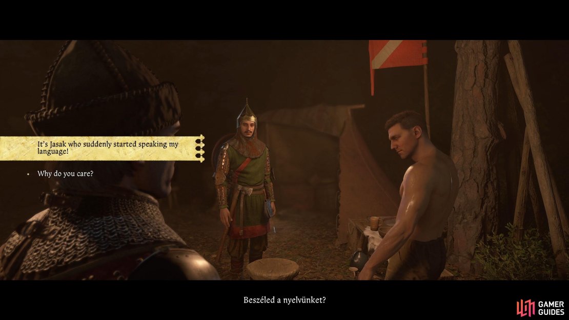 At the end, Henry is so drunk, he&rsquo;s speaking their language!
