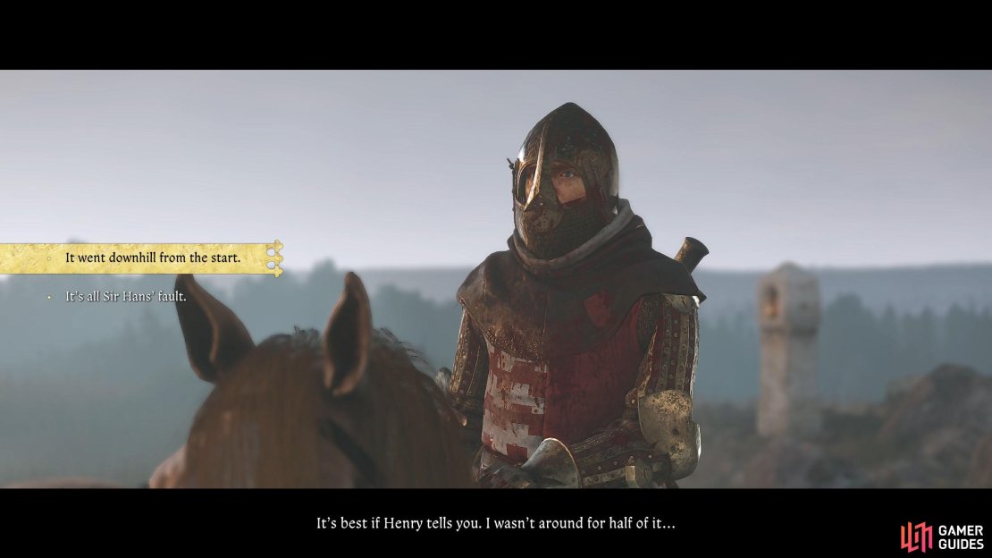 Tell them that it went downhill from the start, even if you want to blame Hans.