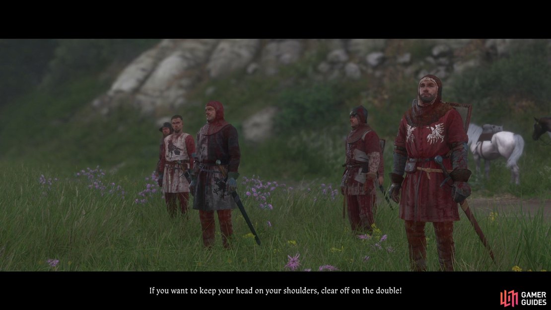 Look familiar? The bandits from earlier will attack you and Erik.