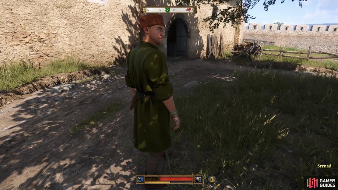 Visit Strnad near the Hole in the Wall tavern.