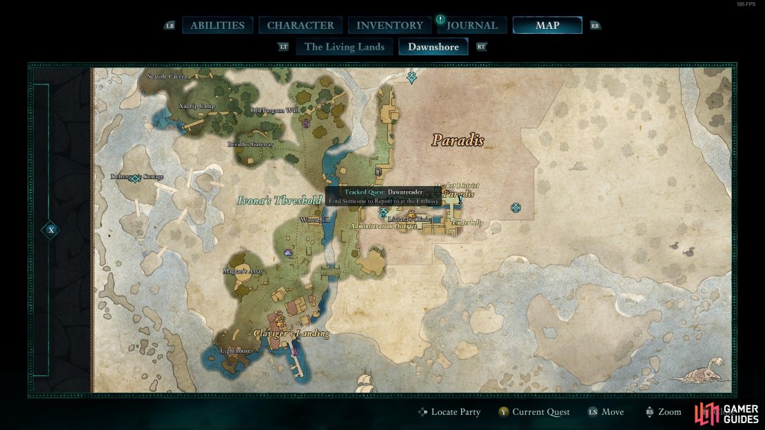 Here is where you will find the embassy of Paradis.