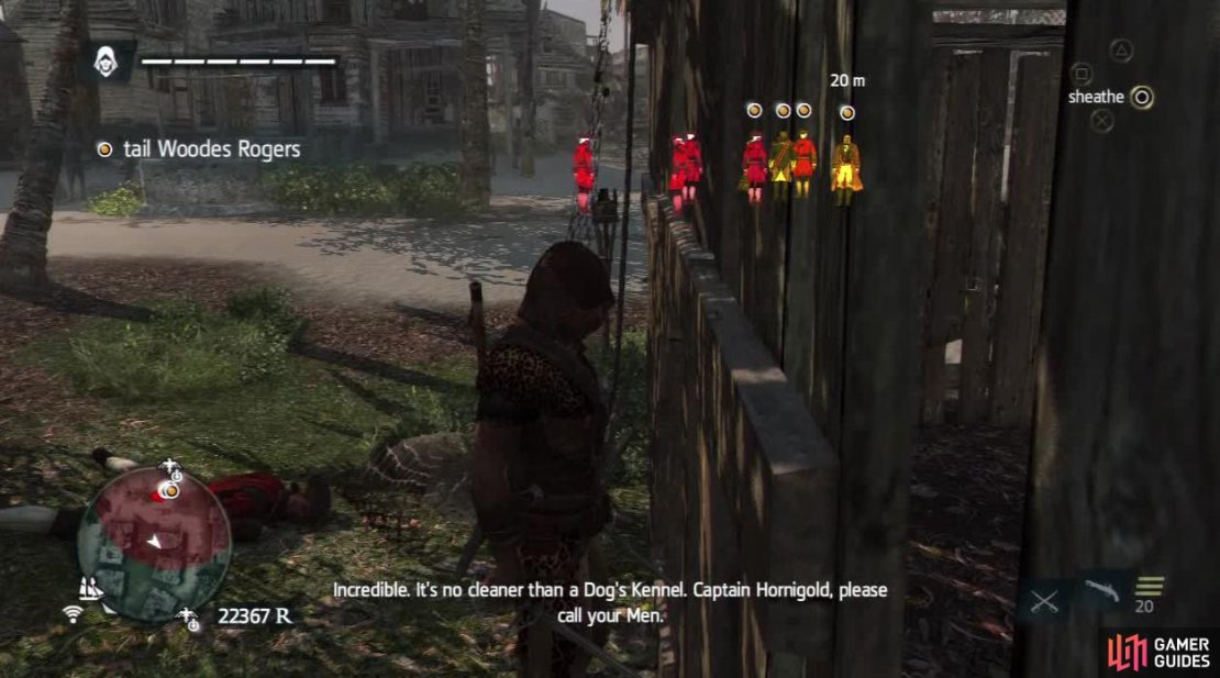 Ducking into corners is always a useful trick.