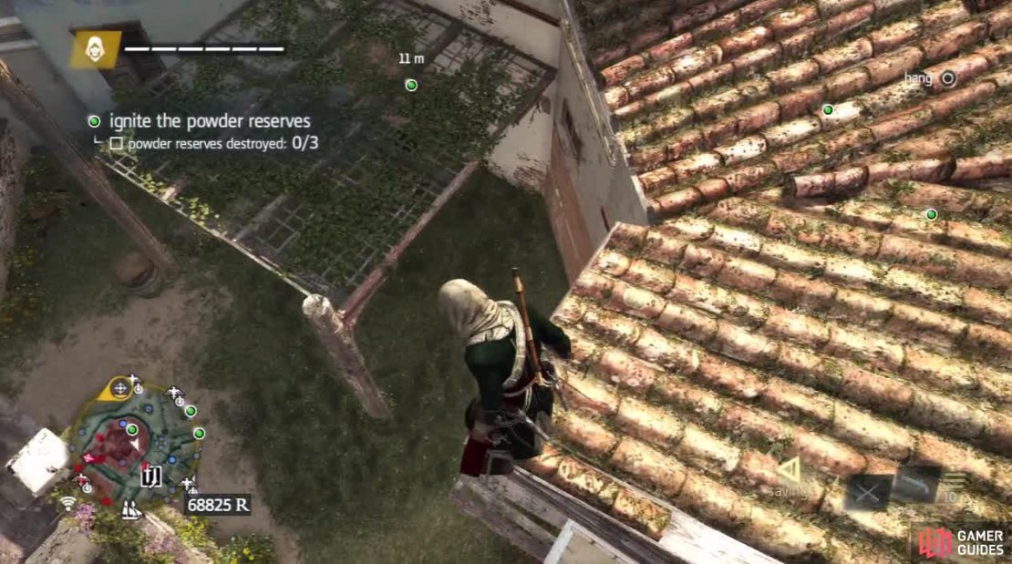 Approaching from the rooftops is always a safer way. Check for gunners when you&rsquo;re up there though.