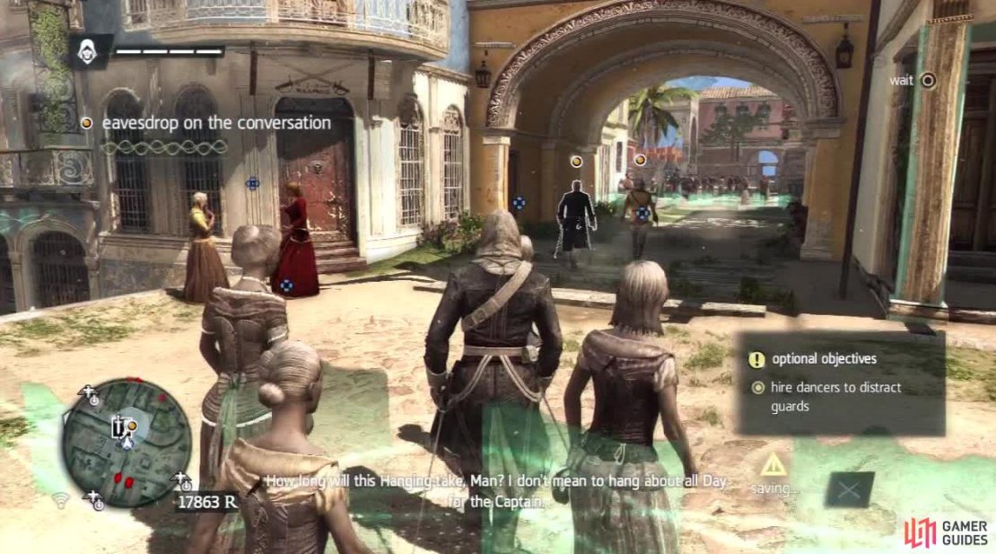 Paying for dancers will allow you to remain invisible when you need to stay close to a target, or even lure guards away from their posts. So don&rsquo;t be shy in throwing a few coins their way as they&rsquo;re usually worth it.