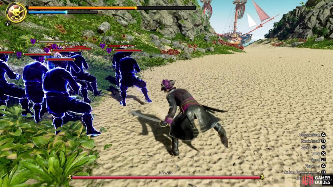 At some point, Amon will summon a bunch of clones, which is when the real battle begins.