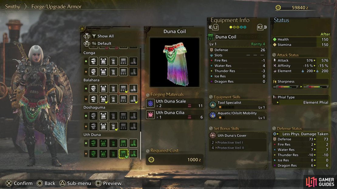 Monster Hunter is all about playing dress-up, but sometime you&rsquo;ll have to choose stats over aesthetics.