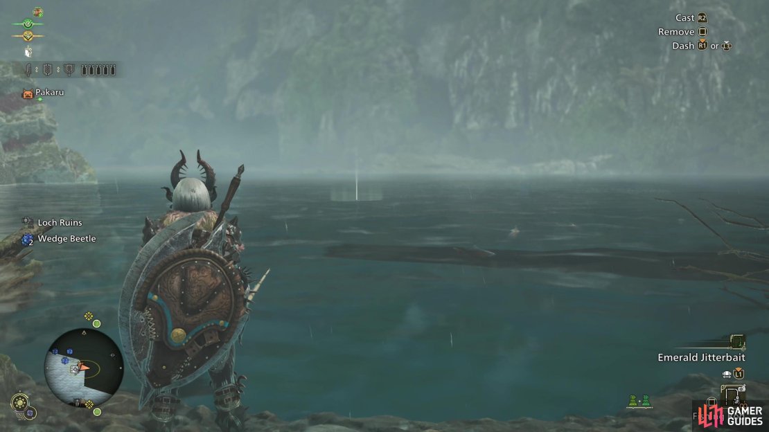 To catch fish, cast your line in the vicinity of your target,