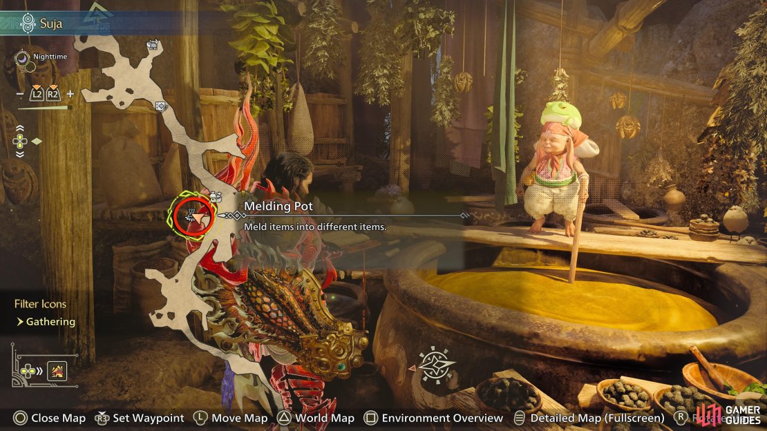 You can find the Melding Pot in Suja.