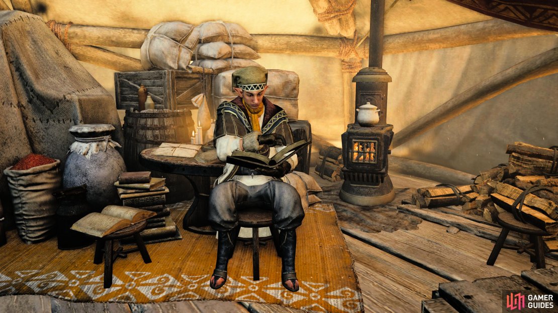 The final Endemic Life quest is given to you by Samin. He&rsquo;ll ask you to find the elusive Sandstar.