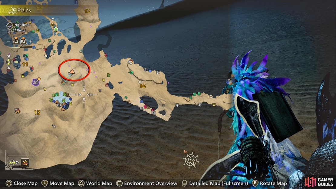 We found that the Sandstar appeared in this area more frequently than anywhere else in Area 13.