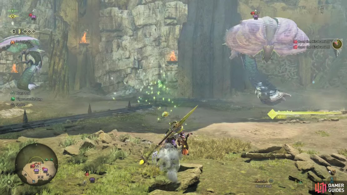 Try to separate the Hirabamis with slinger ammo.