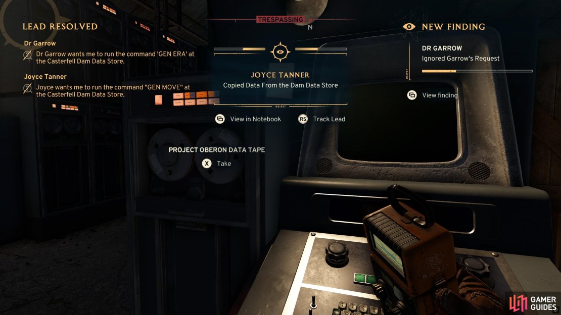 GEN MOVE transfers the bunker data.