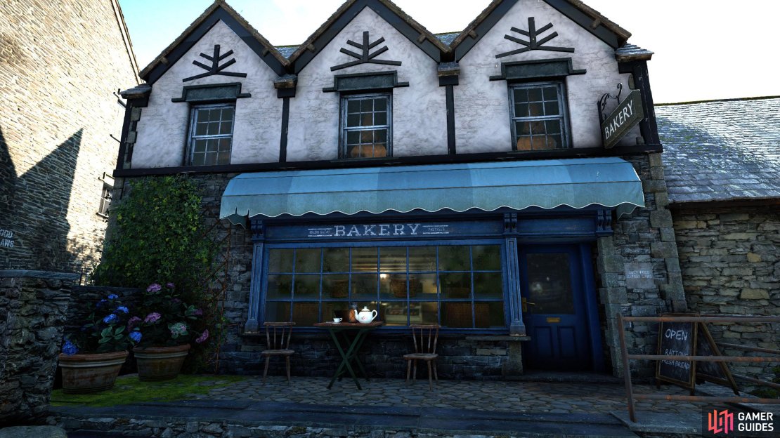 The Bakery can be found in the center of Wyndham Village.