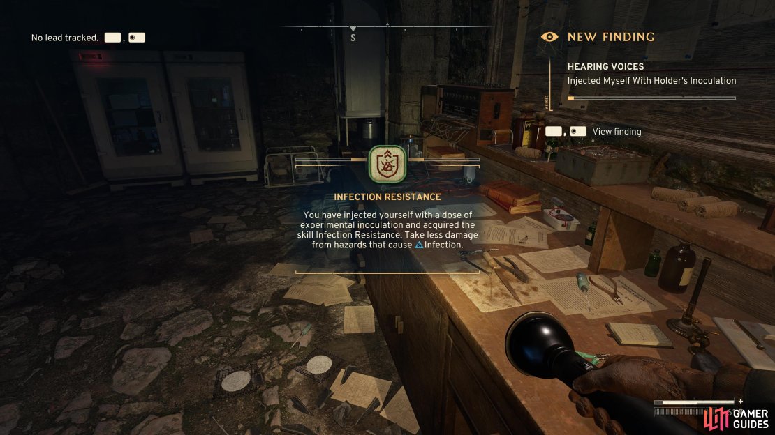 You can find resistance to the Infection status in Atomfall.