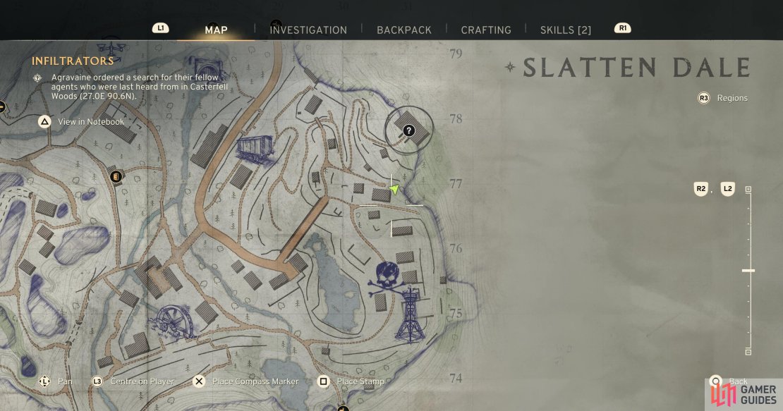 Go to the Interchange in Slatten Dale, located in the top right of the area.
