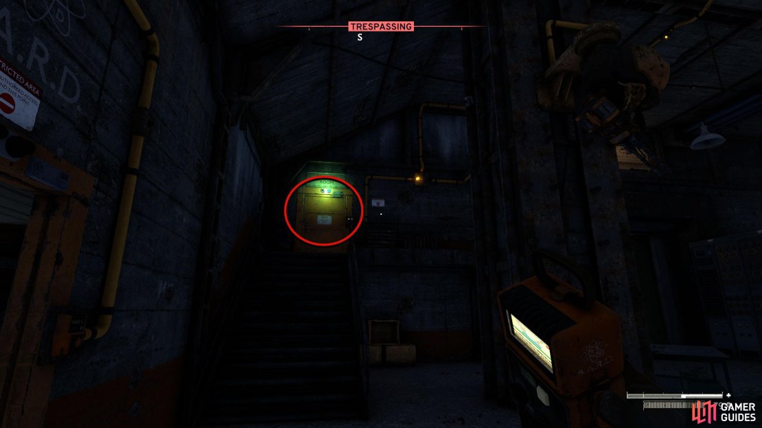 Go into the Control Room while avoiding the turrets laser.