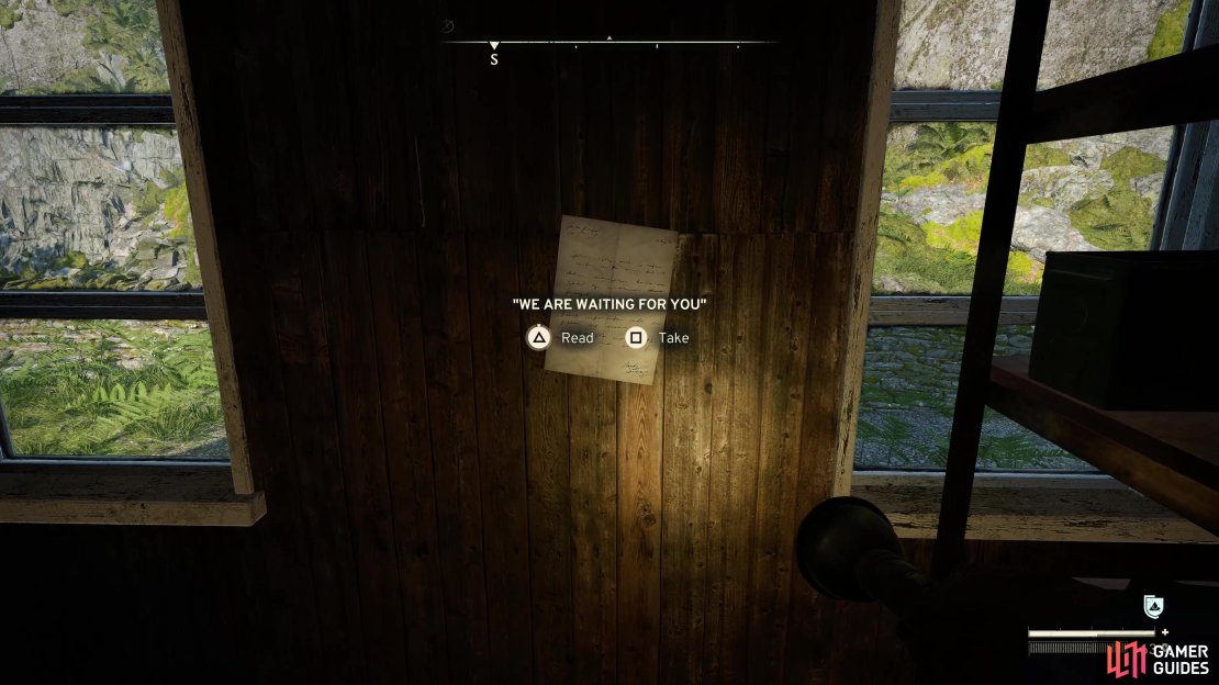 You&rsquo;ll find a Lead about the Infiltrators inside of the Greenhouse Hut.